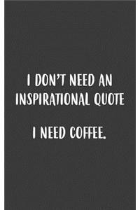I Need Coffee