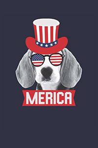 Beagle Notebook - Fourth Of July Gift for Beagle Lovers - Beagle Journal