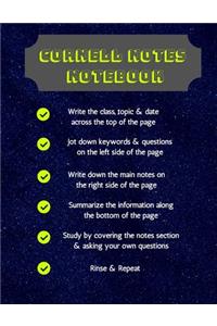 Cornell Notes Notebook
