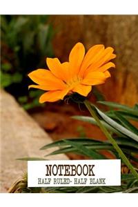 Notebook - Half Ruled - Half Blank