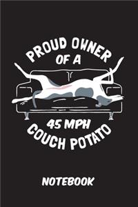 Funny Greyhound Notebook