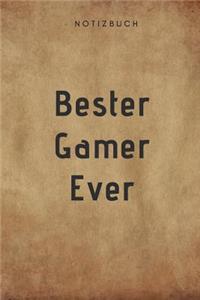 Bester Gamer Ever Notizbuch