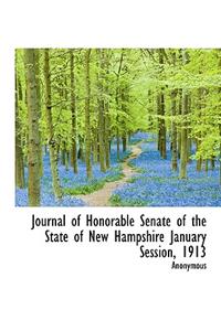 Journal of Honorable Senate of the State of New Hampshire January Session, 1913