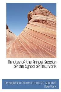 Minutes of the Annual Session of the Synod of New York