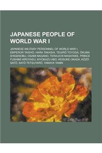 Japanese People of World War I