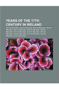 Years of the 17th Century in Ireland