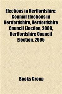 Elections in Hertfordshire