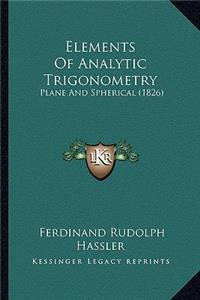 Elements of Analytic Trigonometry