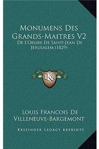 Monumens Des Grands-Maitres V2