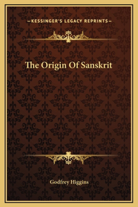 Origin Of Sanskrit