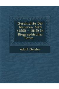 Geschichte Der Neueren Zeit