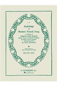 Anthology of Modern French Song for Low Voice