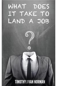 What Does it Take to Land a Job