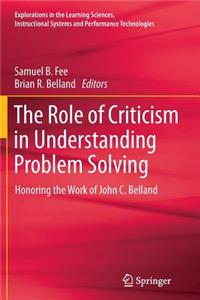 Role of Criticism in Understanding Problem Solving