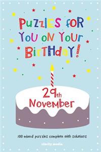 Puzzles for You on Your Birthday - 29th November