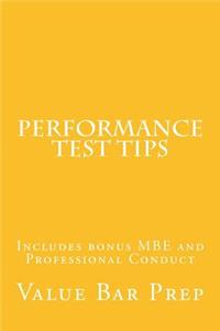 Performance Test Tips