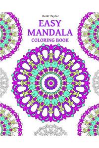 Easy Mandala Coloring Book
