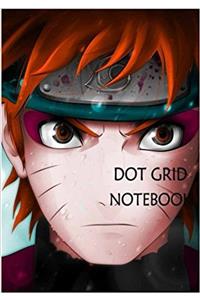 Dot Grid Notebook Naruto: 110 Dot Grid Pages