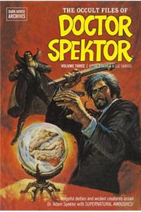 The Occult Files of Doctor Spektor, Volume 3