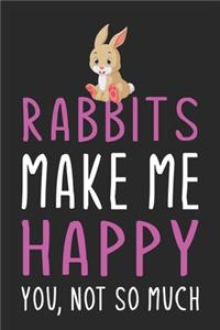Rabbits Make Me Happy You, Not So Much