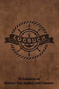 Logbuch für Bootsfahrten mit Motorboot, Yacht, Segelboot, Schiff, Katamaran