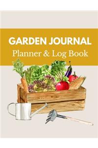 Garden Journal, Planner & Log Book: Planting Planner, Gardener Organizer, Gardening Gift for Gardening Lovers. The perfect prompt journal for recording all your gardening activities.