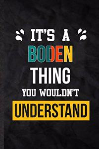 It's a Boden Thing You Wouldn't Understand