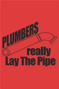 PLUMBERS really Lay The Pipe