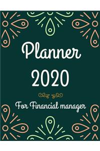 Planner 2020 for Financial manager