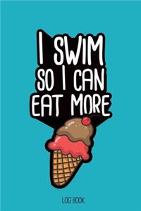 I swim so I can eat more ice-cream.