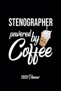 Stenographer Powered By Coffee 2020 Planner