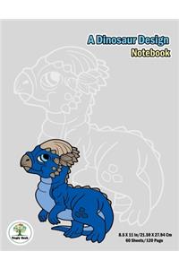 A dinosaur Design Notebook