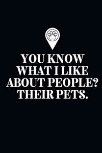 You know what I like about people? Their pets.-Blank Lined Notebook-Funny Quote Journal-6