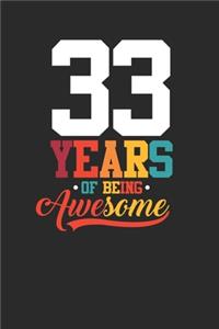 33 Years Of Being Awesome