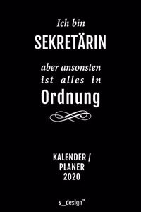 Kalender 2020 für Sekretäre / Sekretär / Sekretärin
