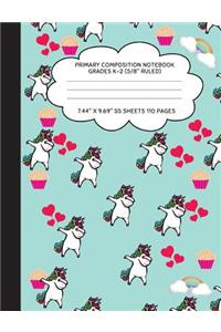 Primary Composition Notebook Grades K-2 (5/8