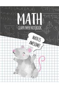 Math Graph Paper Notebook