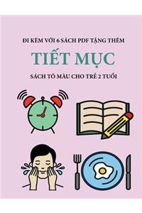 Sách tô màu cho trẻ 2 tuổi (Tiết mục)