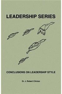 Conclusions On Leadership Style
