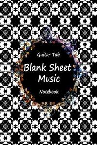 Guitar Tab Blank Sheet Music Notebook