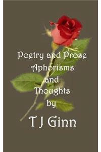 Poetry and Prose, Aphorisms and Thoughts