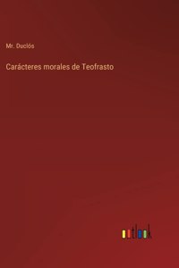 Caracteres morales de Teofrasto