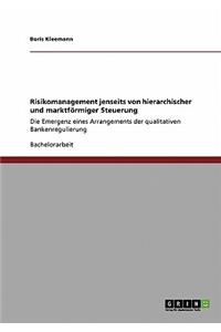 Risikomanagement jenseits von hierarchischer und marktförmiger Steuerung