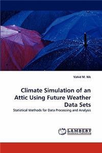 Climate Simulation of an Attic Using Future Weather Data Sets