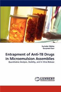 Entrapment of Anti-Tb Drugs in Microemulsion Assemblies