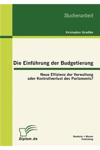Einführung der Budgetierung