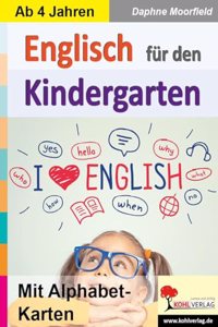 Englisch fur den Kindergarten: Mit Alphabet-Karten