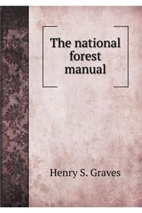 The national forest manual