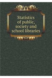 Statistics of Public, Society and School Libraries