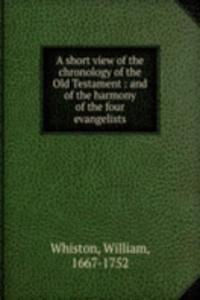 short view of the chronology of the Old Testament